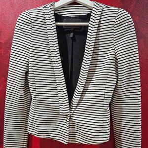 BCBGMAXAZRIA Cotton Blend Single Button Sweater Jacket Size XXS